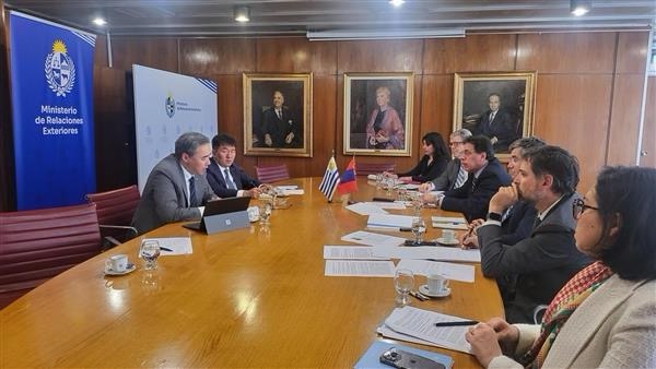 Political Consultative Meeting Between Mongolia and Uruguay Held in Montevideo