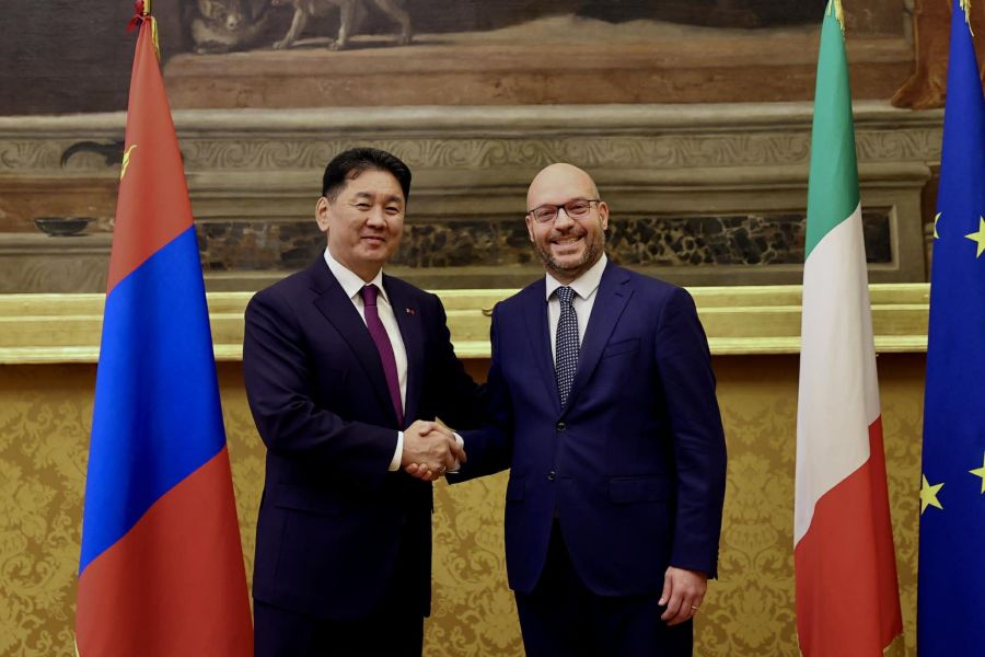 President of Chamber of Deputies of Italy Pays Courtesy Call on Mongolian President