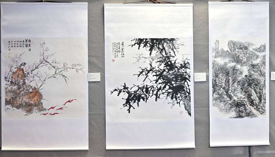 Calligraphy, Art Exhibition Opens for International Chinese Language Day
