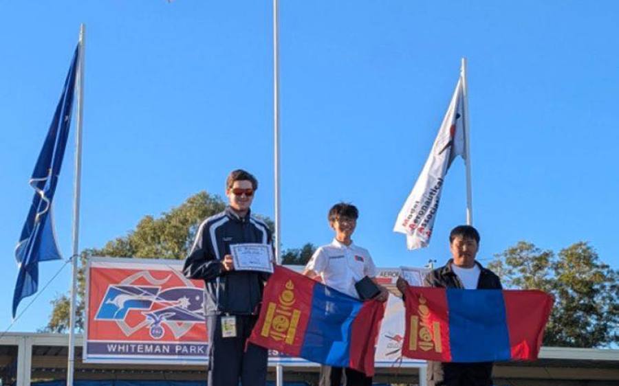 Bayasgalan Becomes World Champion in Aeromodelling Sport