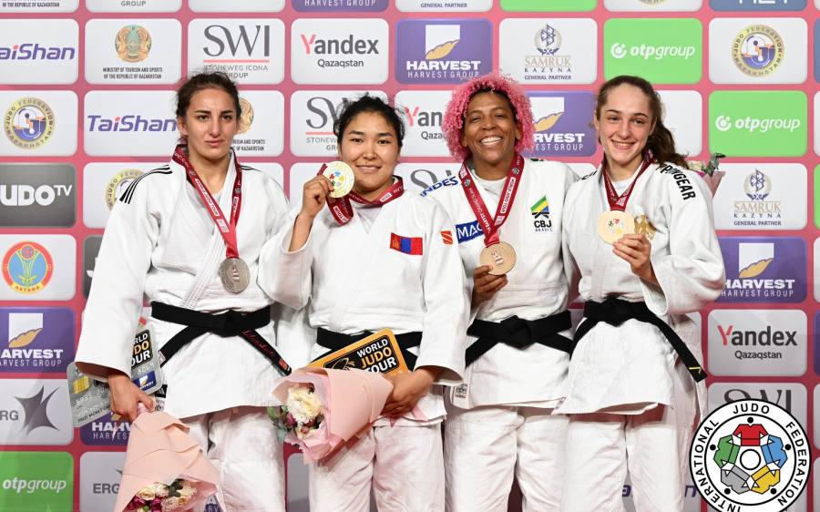 Mongolia Wins Gold, Bronze at 2026 Judo Grand Slam Astana