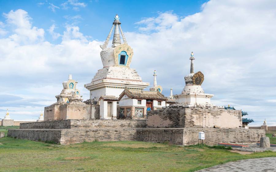 The United States and Mongolia Collaborate on Conservation of Golden Stupa and Temple Complex at Erdene Zuu Monastery