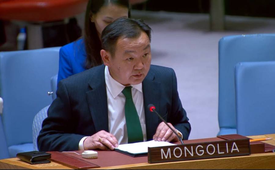 Mongolia’s Permanent Representative Addresses UN Security Council Open Debate