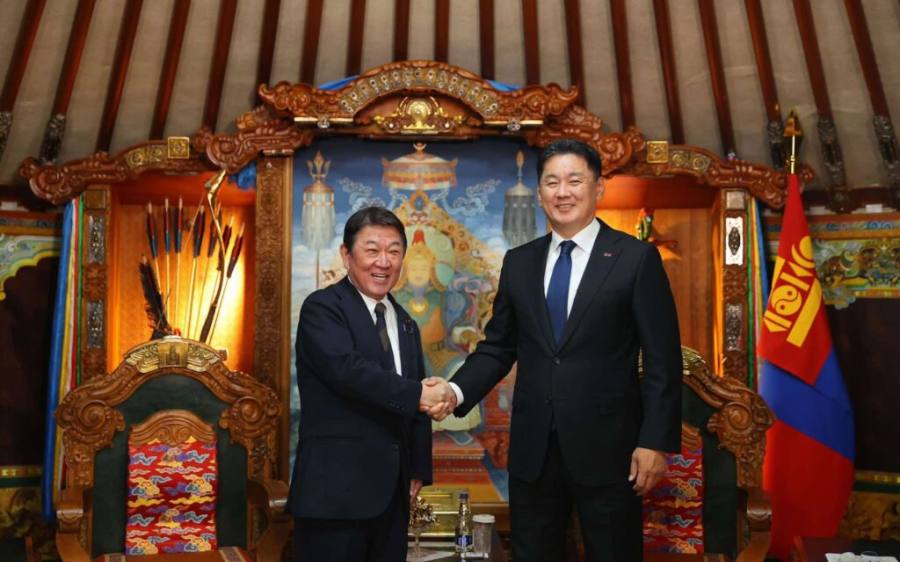 President Khurelsukh Receives Motegi Toshimitsu, Japan's Foreign Minister