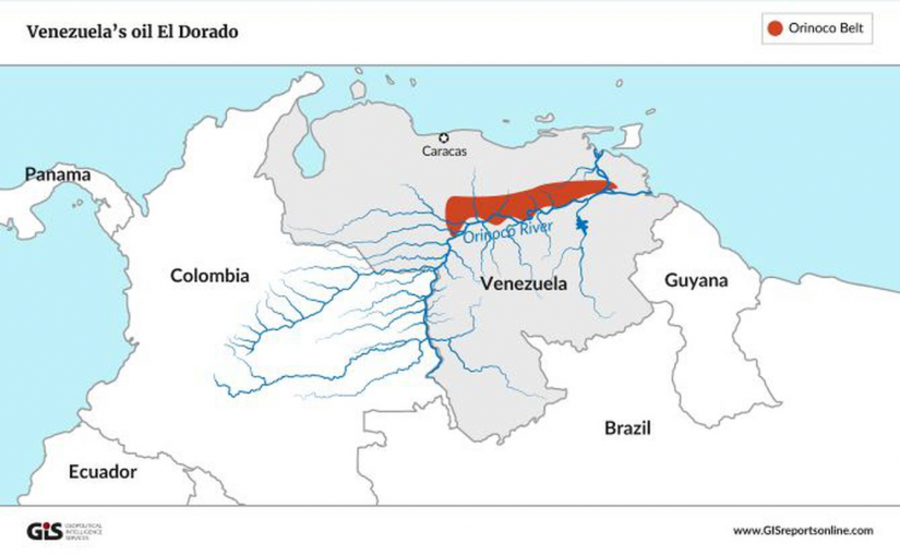 Река ориноко карта